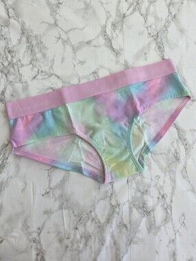 Victoria's Secret PINK Logo Cotton Hiphugger Hipster Panties XL NWT